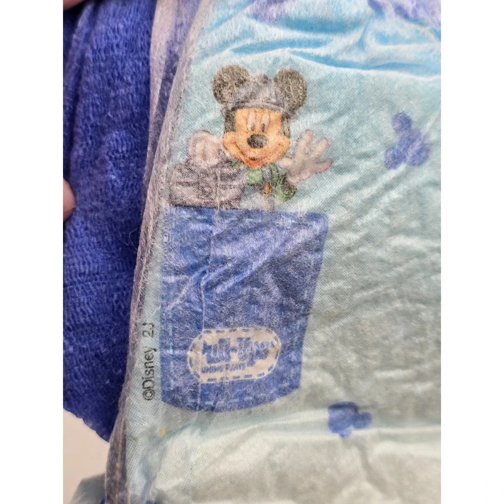 Vintage 2003 Disney Mickey Mouse 1 Pull-Up Diaper Training Pants Construction 1T